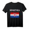 Hrvatska Kroatien Urlaub Kroatische Flagge Kroate Stolz T-Shirt - Geschenkidee für Kroatien-Liebhaber & Reisende