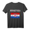 Hrvatska Kroatien Urlaub Kroatische Flagge Kroate Stolz T-Shirt - Geschenkidee für Kroatien-Liebhaber & Reisende