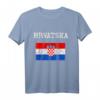 Hrvatska Kroatien Urlaub Kroatische Flagge Kroate Stolz T-Shirt - Geschenkidee für Kroatien-Liebhaber & Reisende