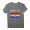 Hrvatska Kroatien Urlaub Kroatische Flagge Kroate Stolz T-Shirt - Geschenkidee für Kroatien-Liebhaber & Reisende
