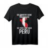 Peruanische Flagge T-Shirt - Perfekt für Peru Urlaub, Fans & Liebhaber | Geschenkidee für Peru-Reisende & Wurzelliebhaber