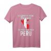 Peruanische Flagge T-Shirt - Perfekt für Peru Urlaub, Fans & Liebhaber | Geschenkidee für Peru-Reisende & Wurzelliebhaber