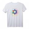 Davidstern Tie Dye Chanukka Urlaub Juden Geschenk - Buntes T-Shirt für Familie und Freunde zum jüdischen Fest