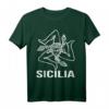 Sizilien Sicilia T-Shirt - Italienisches Flaggen-Design, perfektes Geschenk für Sizilien-Liebhaber und Italien-Urlauber, ideal zum Vatertag & Muttertag