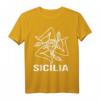 Sizilien Sicilia T-Shirt - Italienisches Flaggen-Design, perfektes Geschenk für Sizilien-Liebhaber und Italien-Urlauber, ideal zum Vatertag & Muttertag
