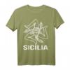 Sizilien Sicilia T-Shirt - Italienisches Flaggen-Design, perfektes Geschenk für Sizilien-Liebhaber und Italien-Urlauber, ideal zum Vatertag & Muttertag