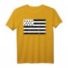 Bretagne Flagge Fahne T-Shirt – Perfektes Urlaubs-Design für Bretagne- und Frankreich-Liebhaber, Geschenkidee für Bretonen und Bretagne-Reisende