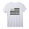 Bretagne Flagge Fahne T-Shirt – Perfektes Urlaubs-Design für Bretagne- und Frankreich-Liebhaber, Geschenkidee für Bretonen und Bretagne-Reisende