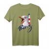 Binz Ostsee Rügen Sommerurlaub T-Shirt - Maritimes Design mit Leuchtturm und Möwe, Perfekt für Strandurlaub und als Geschenk