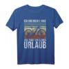 Ich Und Mein E-bike Jede Fahrt Ein Kleiner Urlaub T-Shirt – Klassisch geschnitten, bequemes Fahrrad- und E-Bike Motiv