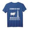 Ostfriesland Ostfriese Nordsee Urlaub Geschenk T-Shirt - Coole Strandoutfits mit Sprüchen für Nordsee- und Ostfriesland-Fans