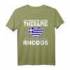 Griechenland Reise Flagge T-Shirt für Rhodos Liebhaber – Perfektes Urlaubsoutfit & Geschenkidee für Männer & Frauen