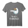 Nordsee Flamingo Möwe Strand Urlaub Meer Küste Leuchtturm T-Shirt – Perfektes Geschenk für Nordsee- und Ostsee-Liebhaber, Strand- und Küstenfans