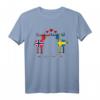 Love Norway, Love Sweden T-Shirt – Skandinavien Urlaub Geschenk für Naturliebhaber, Jäger & Paare, gegen Krieg und Nationalismus