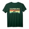 Mein Hamburg Skyline Deutschland Heimat Stadt Souvenir T-Shirt - Perfektes Geschenk für Hamburger und Deutschland-Liebhaber