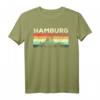 Mein Hamburg Skyline Deutschland Heimat Stadt Souvenir T-Shirt - Perfektes Geschenk für Hamburger und Deutschland-Liebhaber