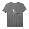 Möwe Polygon Urlaub Sommer Strand T-Shirt – Cooles Meeresdesign als Geschenkidee für Strandliebhaber