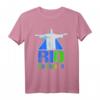 Brasilien Rio de Janeiro T-Shirt mit Palme, Strand & Copacabana Motiv – Perfektes Geschenk für Brasilien- und Rio-Fans