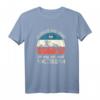 Ich brauche keine Therapie, ich muss nur nach Amsterdam T-Shirt – Retro Holland Design mit Fahrrad und Tulpe für Niederlande Fans