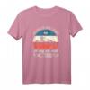 Ich brauche keine Therapie, ich muss nur nach Amsterdam T-Shirt – Retro Holland Design mit Fahrrad und Tulpe für Niederlande Fans