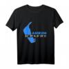 Amrum Koordinaten Nordsee Nordfriesische Insel T-Shirt – Perfektes Souvenir für Strandurlaub, Watt- und Nordseeküsten-Fans
