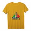 Damen T-Shirt Lago di Garda Urlaub - V-Ausschnitt für Italienreisen, Segeln & Wassersport
