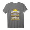 Kapitän Geschenk für Segelboot, Käptn Segeln Urlaub T-Shirt für Skipper, Matrosen & Nautik-Studierende