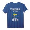 Stockholm Schweden T-Shirt als Souvenir & Geschenk - Perfekt für Touristen, Fans und Heimatverbundene
