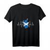 Schottland Urlaub Herzschlag Schotte Scotland T-Shirt – Lustiges Souvenir für Schottland-Reisende & Urlauber