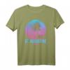 St. Augustine Florida Vintage Retro Palm Tree Beach T-Shirt – Perfekt für Sommerurlaub, Surfer & Strandliebhaber, Retro Sonnenuntergang Design