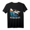 Urlaub am Bodensee mit SUP, Strand & Palmen T-Shirt – Perfektes Souvenir & Geschenk für Bodensee-Reisende und Wassersportler