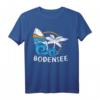 Urlaub am Bodensee mit SUP, Strand & Palmen T-Shirt – Perfektes Souvenir & Geschenk für Bodensee-Reisende und Wassersportler