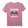 Camping am Nordkap Norwegen T-Shirt – Lustiges Wohnwagen-Urlaub Design für Skandinavien- und Angelliebhaber