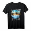Wir sehen uns in Nizza Frankreich Urlaub T-Shirt – Perfektes Souvenir für Nizza-Reisende & Urlauber mit Sonnenuntergang & Palme Motiv