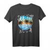 Wir sehen uns in Nizza Frankreich Urlaub T-Shirt – Perfektes Souvenir für Nizza-Reisende & Urlauber mit Sonnenuntergang & Palme Motiv