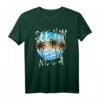 Wir sehen uns in Nizza Frankreich Urlaub T-Shirt – Perfektes Souvenir für Nizza-Reisende & Urlauber mit Sonnenuntergang & Palme Motiv