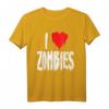 I Love Zombies - Halloween Zombie T-Shirt mit Humor, Urlaubsspruch & Zombie-Liebhaber-Design