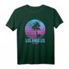 Hotel Angeleno Los Angeles T-Shirt mit Palme & Sonnenuntergang - Perfekt für Strand, Surfen & Sommerurlaub, Vintage Retro Design