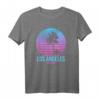 Hotel Angeleno Los Angeles T-Shirt mit Palme & Sonnenuntergang - Perfekt für Strand, Surfen & Sommerurlaub, Vintage Retro Design