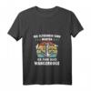 Wangerooge Souvenir T-Shirt mit V-Ausschnitt – Nordsee Insel Urlaub & Mitbringsel für Inselbewohner und Urlauber