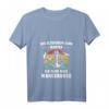 Wangerooge Souvenir T-Shirt mit V-Ausschnitt – Nordsee Insel Urlaub & Mitbringsel für Inselbewohner und Urlauber