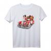 Pin Up Girl Weihnachten Vintage T-Shirt mit Weihnachtsmann & Auto – Perfektes Geschenk für Retro- und Weihnachtsliebhaber