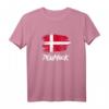 Dänemark Flagge & Dänische Fahne T-Shirt – Perfektes Souvenir, Geburtstags- & Weihnachtsgeschenk für Dänemark-Liebhaber