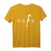 Hiddensee EKG Herzlinie T-Shirt - Ostseeküste & Insel-Design für Hiddensee-Urlauber & Ostsee-Fans