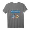 Moin Moin - Ostseebad Boltenhagen T-Shirt mit Robbe & Möwen für Strandurlaub & gute Laune