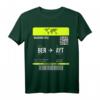 Bordkarte Berlin nach Antalya Design für Urlaubsfans - Reiseziel T-Shirt für Reisebegeisterte & Urlaubsliebhaber