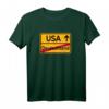 USA Straßenschild T-Shirt für Weltenbummler & Abenteuerlustige – Perfekt für Urlauber und Reisende, die die USA lieben
