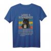 Meine 4 Stimmungen Katze Kaffee Urlaub Müde Morgenmuffel T-Shirt – Lustiges Büro-Shirt für Kaffee- und Katzenliebhaber mit ironischem Spruch