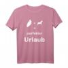 Texel + Hund = Perfekter Urlaub T-Shirt - Ideal als Geschenk für Texel- und Hunde-Fans in Holland & den Niederlanden