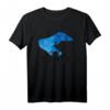 HapKoala Borkum Koordinaten Karte Polygon T-Shirt – Maritimes Inselmotiv für Urlaub & Souvenir an der Nordsee